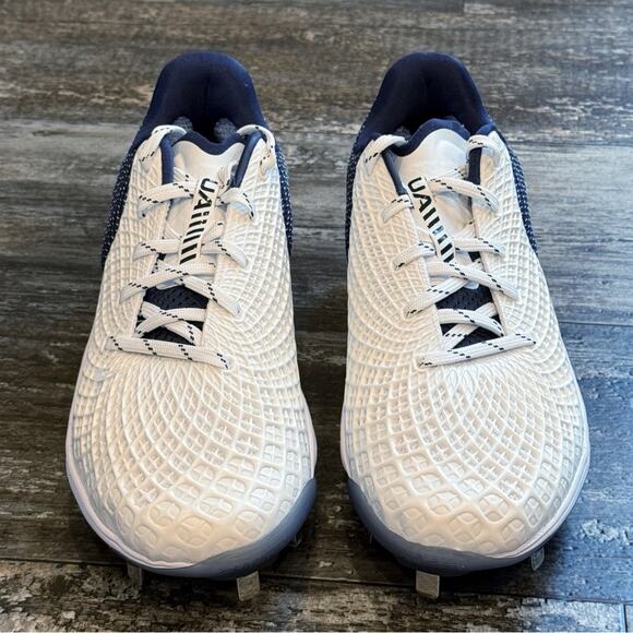 Under Armour Cleats Womens Size 12 Blue White Glyde 2.0 MT 3026601-103 NEW - Picture 2 of 10